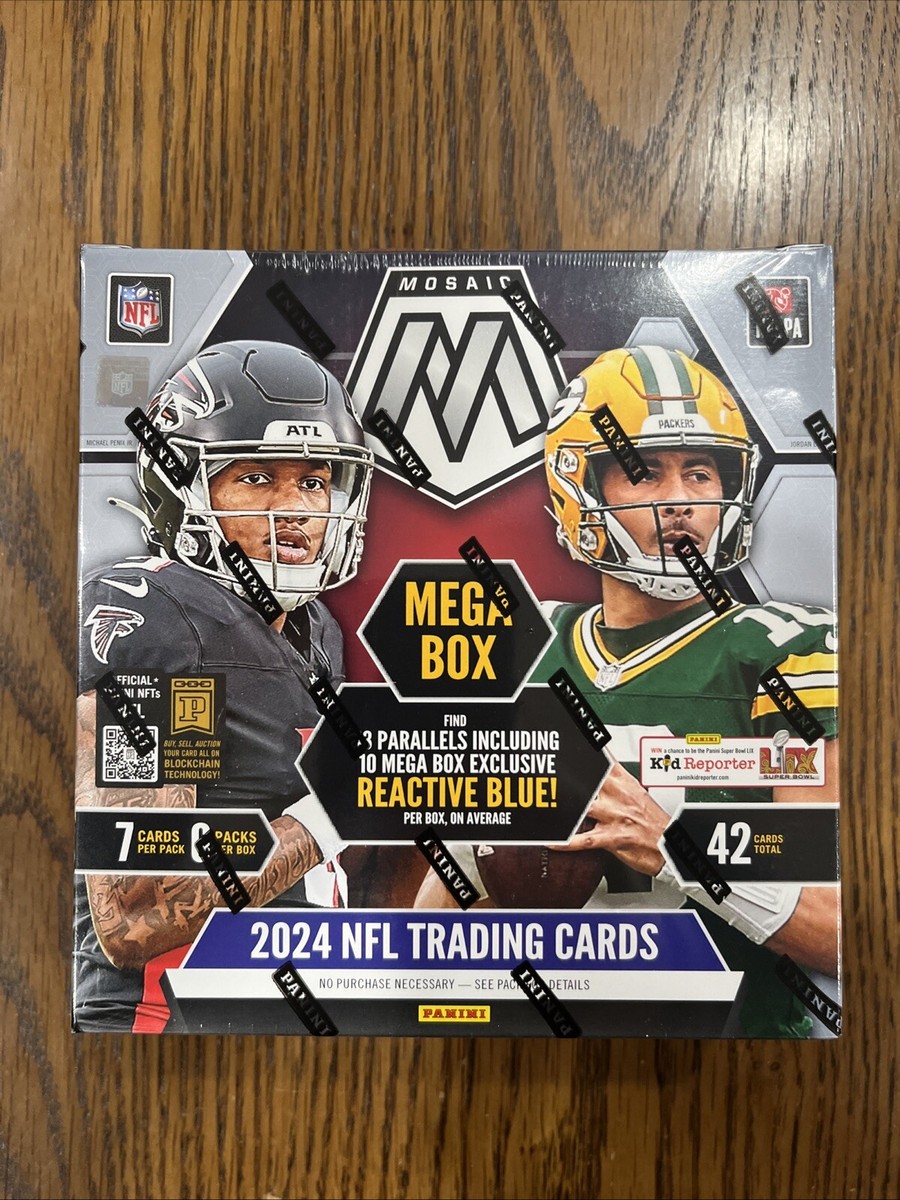 2024 Panini Mosaic NFL MEGA BOX, Stained Glass, Genesis, Micro