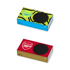 OFFICIAL ARSENAL FC 2023/24 CREST KIT VINYL SKIN DECAL FOR XBOX SERIES S CONSOLE