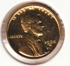 Rare Old Antique 1935-S US Lincoln 24k Gold Plated Cent Penny Collection Coin 🔥