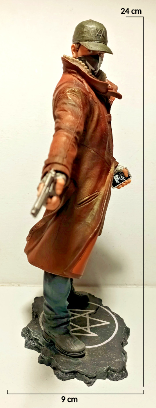 Action Figure Statuetta Ubisoft Watch Dogs Aiden Pearce- Senza Scatola