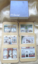 Yesteryear Shops Nostalgia Set of 6 Clover Leaf Cork Coasters Made in England