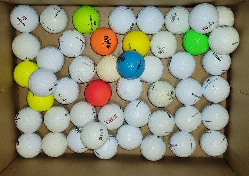 Golf Balls - 48 Wilson used, but usable balls
