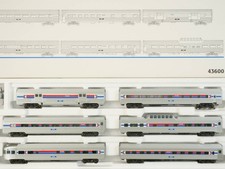 Märklin 43600 Streamliner Car Set Amtrak USA Light Mint! OVP BL 1705-05-17