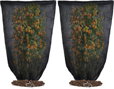 2 Pcs Garden Plant Shade Cover with Drawstring, 3.94 X 2.62 Ft Shade Cloth for P