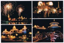 Postcard Times Square Parisian Nights Piccadilly Circus Epcot Center Florida