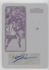 2022 Contenders Rookie Ticket Printing Plate Magenta 1/1 Jaylen Warren Auto 1h9h