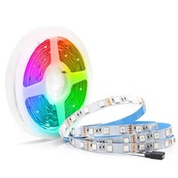 RGB LED Lichtleiste 5M 12V Dimmbar 300 Leds 5050SMD FüR Innen AußEn 10Mm Breit