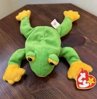 Ty Beanie Babies Smoochy Frog Plush Beanbag Vintage 1997 Age 3+