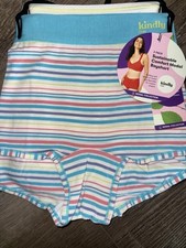 Kindly Yours 2-Pair Womens Boyshort Underwear Modal Blend M 8-10