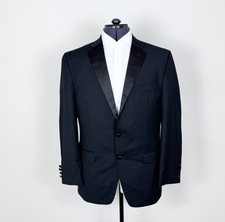 Chaps Ralph Lauren Men  s Black Tuxedo Jacket Dinner Evening Coat Formal US40R