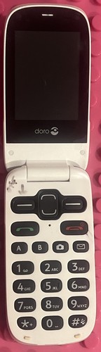 Doro PhoneEasy 626 Flip, Consumer Cellular, Black, Tested, Reset, ๐ Info & Pics - Picture 5 of 5
