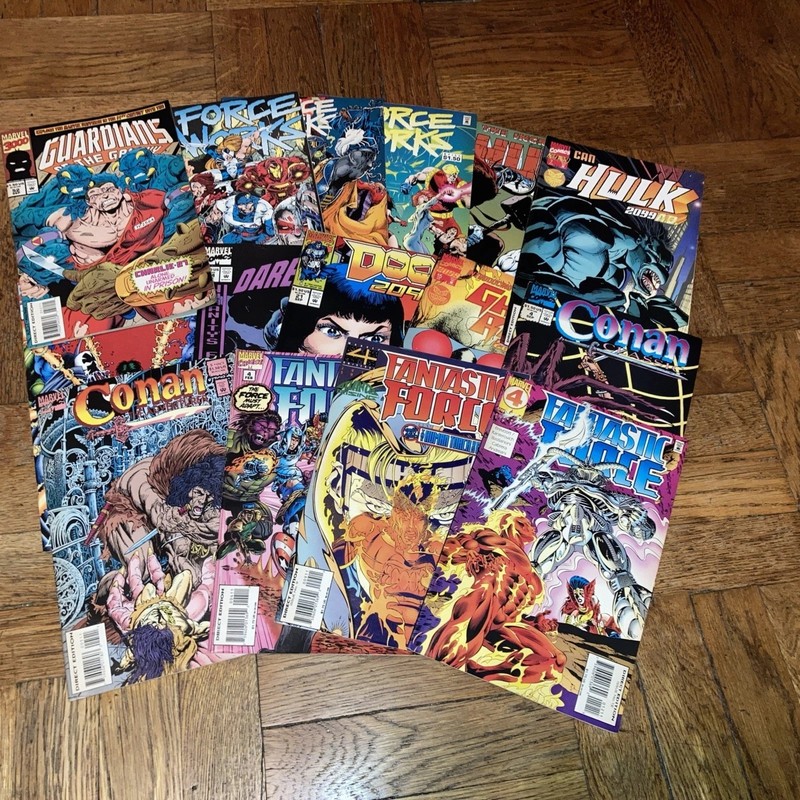 Marvel Comics Lot 15 Book Estate Collection Hulk Daredevil Conan Avengers Force