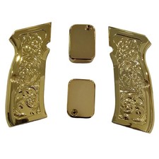 Custom Grips for CZ 75B, Full-Size Grips for 75 B, BD, SP-01 Shadow with Magazin