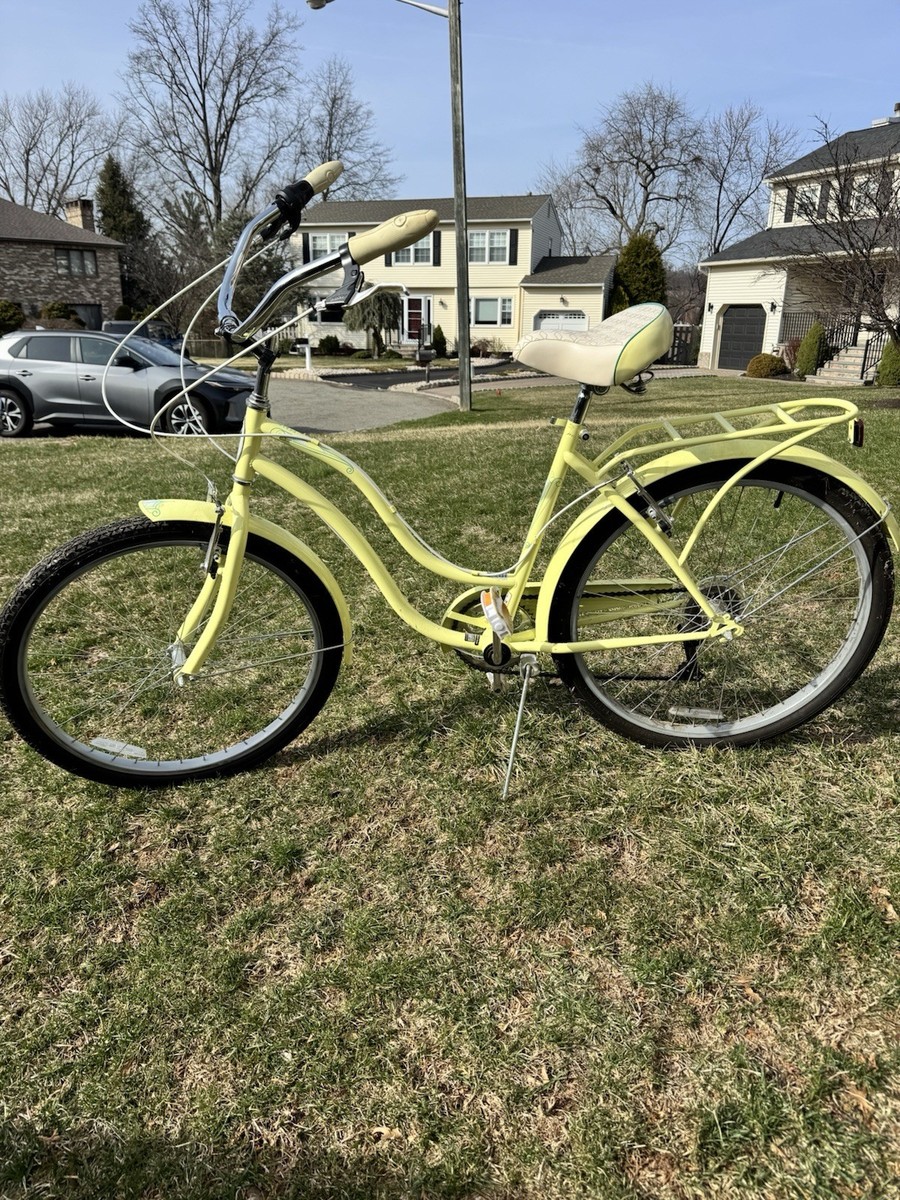 Schwinn Perla Yellow Schwinn Schwinn Perla Cruiser Bike, 26 Inch