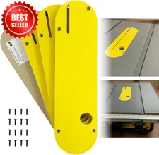 4pk Zero Clearance Insert for DeWalt 7491 744 745 Table Saw Riving Knife US