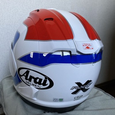 Arai RX-7X Spencer Tricolor Full Face Helmet Size M Like new Made