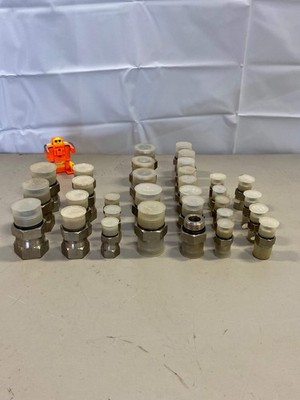 Assorted Lot of 316 SS Fittings, *Lot of (32) Pcs* (No Box)