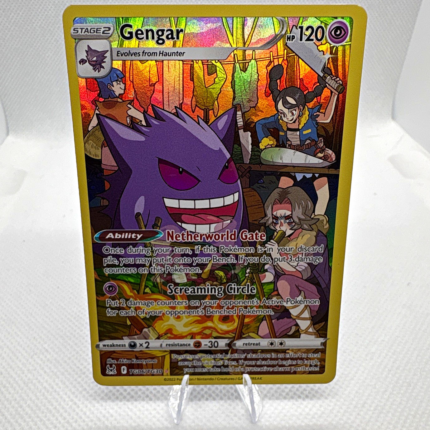 Gengar TG06/TG30 Swsh11 Lost Origin Trainer Gallery Holo Ultra Rare EN