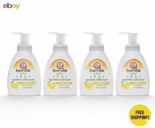 4 Pack Arm Hammer Essentials Foaming Hand Soap Fresh Lemon 12.5oz