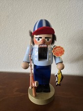 Steinbach Chubby Blue Fisherman, with tag
