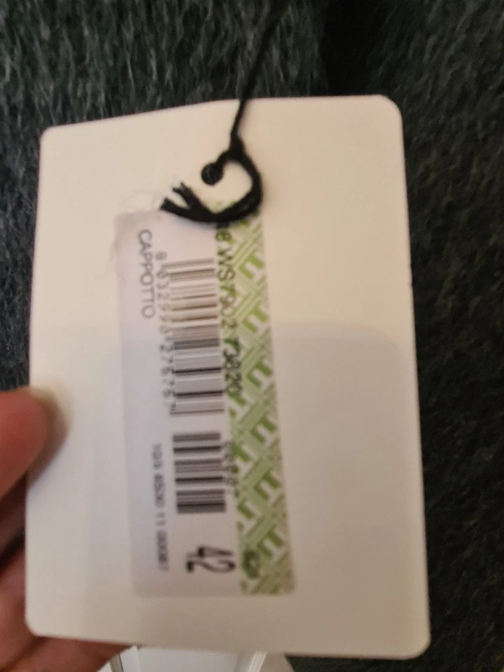 Costume National CNC Designer Grey Coat Jacket Size 42 Elegant Military Style - Image 3 of 4