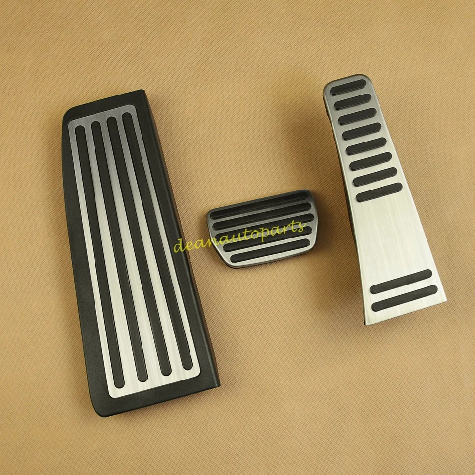 Juego de cubierta de pastillas de pedal de freno de gasolina muerta reposapiés de acero para Volvo XC60 2018-2025 Foto 2 de 4