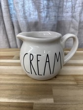 Rae Dunn CREAM Pitcher Pour Spout  Handle Artisan Collection By Magenta