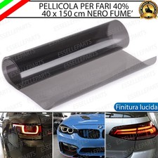 PELLICOLA ADESIVA NERO LUCIDO OSCURAMENTO FARI 40 x 150 CM PER MAZDA CX-7