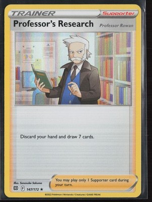 Professor's Research 147/172 Holo - SWSH09: Brilliant Stars - NM