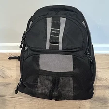Targus Laptop Backpack Black Multiple Zip Pockets ￼