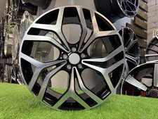 4X R20 Pouce 5X108 Land Rover Style Noir Poli Roues : Pour Discovery