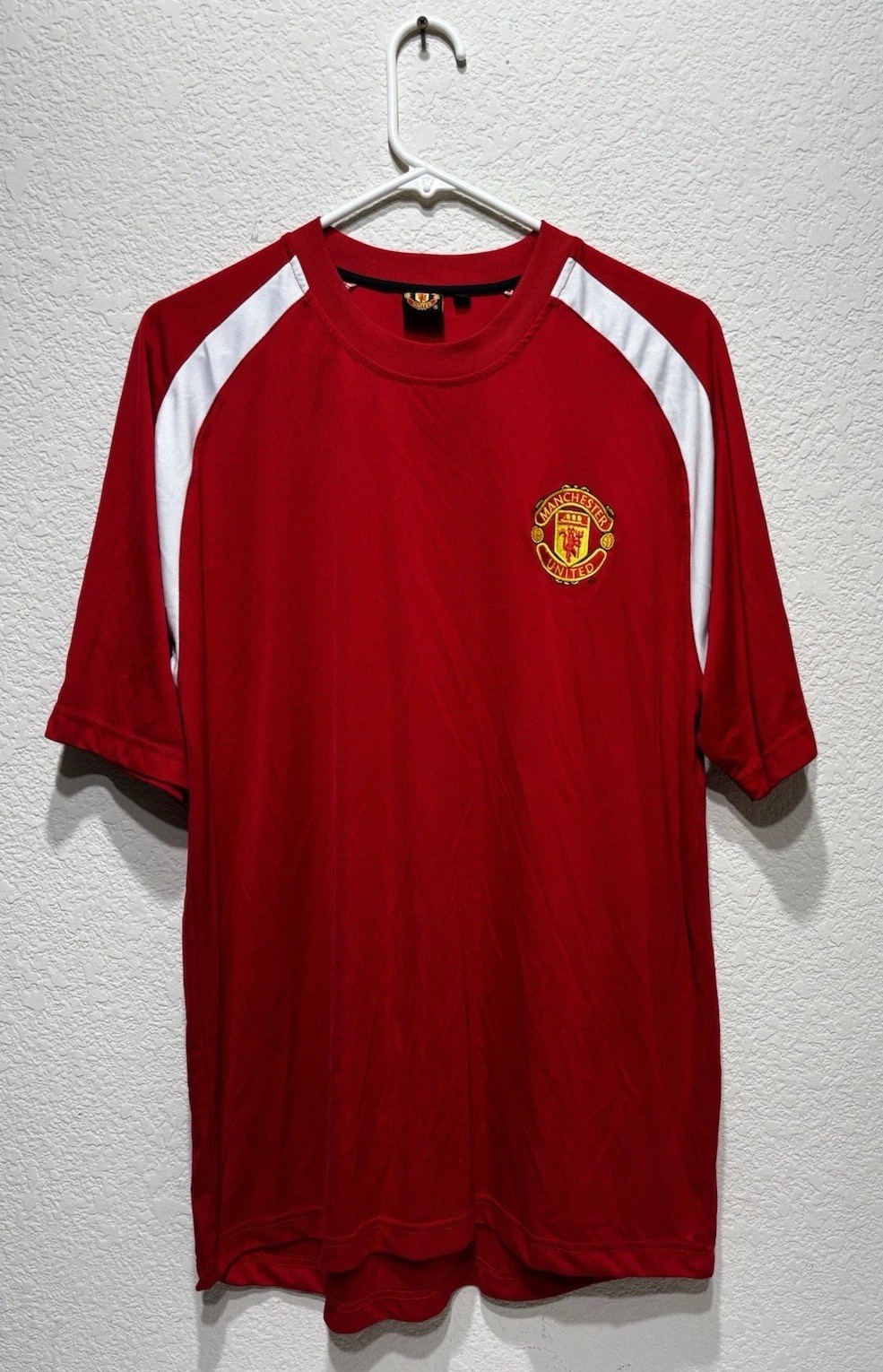 Manchester United Soccer Jersey Red Vintage XL