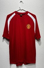 Manchester United Soccer Jersey Red Vintage XL