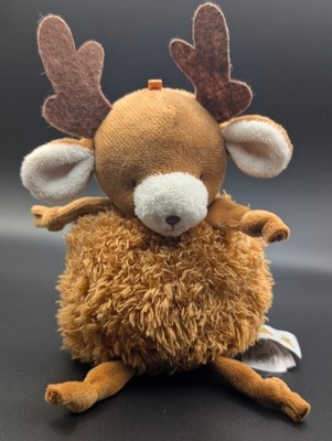 Bunnies By The Bay ReinDeer Me Roly Poly Plush Toy Item 605232 5'' Deer