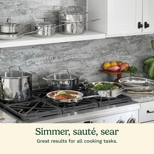 Chef's Classic Stainless 17 Piece Set - Thumbnail 3