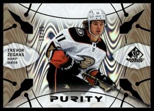 2022-23 SP Game Used Purity Gold Trevor Zegras 19/35 Anaheim Ducks #P-15