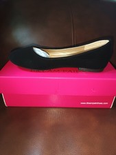 Dream Pairs Girls's Black Velvet Ballet Flats