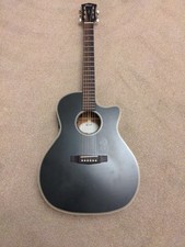 Cort Essence GA4 Solid Top Electro-Acoustic Guitar, Black