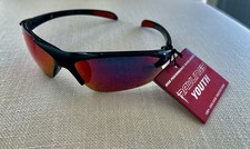 Rawlings Baseball Sunglasses Youth Black/ Red