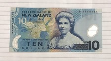 New Zealand 10 Dollars 1999 P-186a UNC