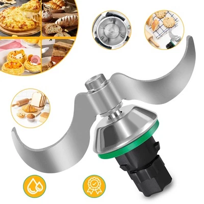 MARKENLOS Knetmesser Kompatibel mit Thermomix TM6,Edelstahl-Teigmesser,Zubehör für Vorwerk