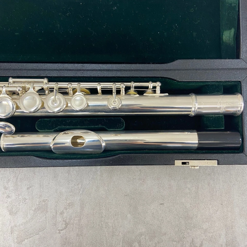 Pearl PF-505 Flauta E Mecanismo Pin Brazo Superior Desplazado Usado Con Estuche Rígido Foto 2 de 4