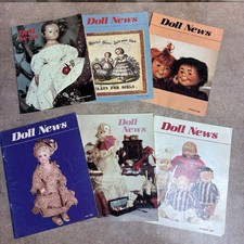 Collection Of 6 Doll News Magazines 40th. Anniversary Issue, 1987, 1988 1989