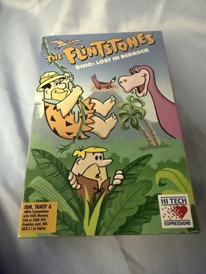 The Flintstones Dino Lost In Bedrock PC game Floppy - See Pictures