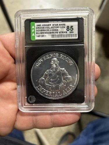 STAR WARS Governor Koong DROIDS UDE COIN KENNER Silver Restrike Afa