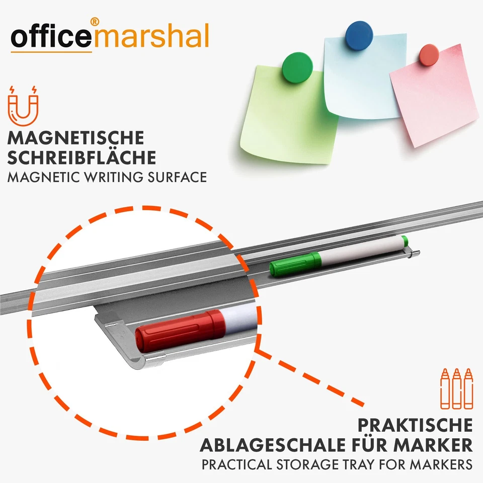 Whiteboard Speziallackiert | Master of Boards l Tafel Wandtafel 10 Größen - Bild 4 von 4