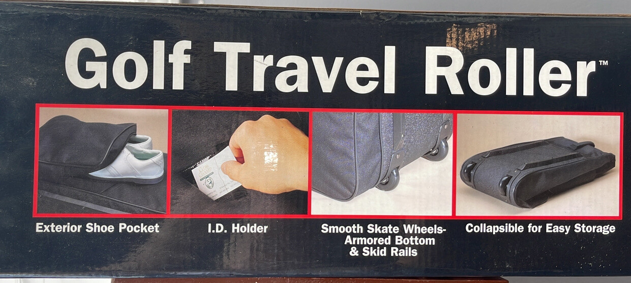 Club Champ Golf Bag Travel Cover w/Wheels NEW IN BOX Fully Collapsible