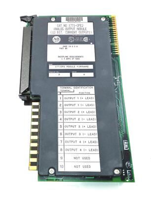 Allen Bradley Analog Output Module 1771-OFE2 SER A Firmware Rev. B USED