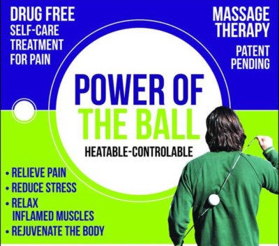 NEW Back-U-Pressure Double Trigger Point Massage Therapy Lacrosse Ball MSRP $30
