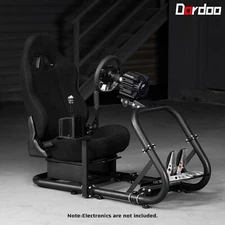 Dardoo G920 Racing Simulator Cockpit Frame with Seat Fits for Logitech G29 G923